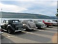 Vintage cars at Loch Fyne Hotel