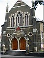 The front of Victoria Baptist Church on Victoria Road