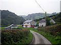 Phone box at Glynbrochan