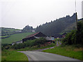 Farm buildings at Glynbrochan