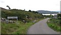 Road into Camusteel, which is just north of Camusterrach