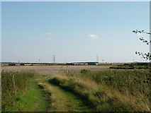 TL5559 : Lorries on the A14 by Keith Edkins