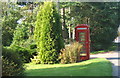 Telephone box in Shimpling Street