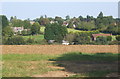 View from Somerton Road rising west from Hartest village