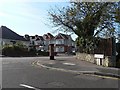SZ1391 : West Southbourne: postbox № BH6 124, Southbourne Road by Chris Downer
