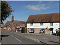 Okeford Fitzpaine: post office and school