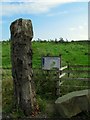 Post and sign, Corrog Wood