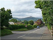 SO3013 : The A40 entering Abergavenny from the south by Robin Drayton