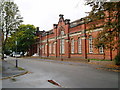 The Tram Depot (The Old Bus Depot) - view from Trafalgar Road at junction with Rushbrooke Close.