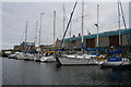 Yachts tied up by the old fish market