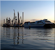 J3676 : Morning at Outfitting Wharf, Belfast by Rossographer