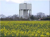 TM4384 : Water tower at Willingham by Graham Horn