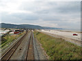 Railway line, Pensarn