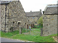 Barns and house at Brightholmlee