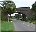 Disused railway bridge across Stathern Road