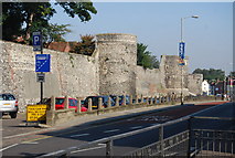 TR1557 : Canterbury city walls by N Chadwick