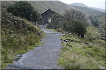NY4213 : Access road to filter house Hayeswater Gill by Tom Richardson