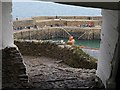 Clovelly harbour from the path down