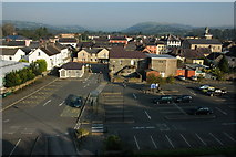 SN7634 : Llandovery viewed from the Castle by Philip Halling