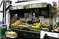 Fruit and veg barrow at Watchet Harbour