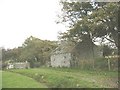 SH3483 : The roofless Ty'n Pwll Bach cottage by Eric Jones