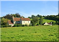 ST6657 : 2008 : Pasture and cottages near Paulton by Maurice Pullin