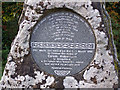NG6423 : Calum Robertson memorial plaque by Richard Dorrell