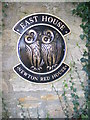 NZ1485 : Local House Sign by jill collinson