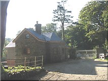 SH3384 : The main lodge of Llynnon Hall by Eric Jones