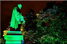 J3372 : Illuminated Botanic Gardens, Belfast (5) by Albert Bridge