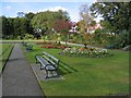 Flower beds in Alexandra Park, Hoole