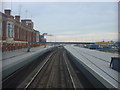 Harwich International railway station, platforms from footbridge