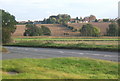 The B1113 and view towards northern edge of Needham Market