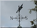 Weather vane on Prince