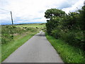 The road to Llandrygarn below the entrance to Tre