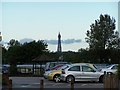 Marton Mere Holiday Village Car Park ... and Blackpool Tower