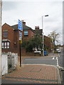 Looking across the eastern end of Lyson Road up The Grove