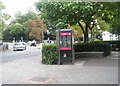 Phonebox outside Aldershot Library