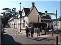 Crowe Street and the entrance to The Meadow Shopping Centre