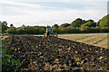 Ploughing near Down Hall