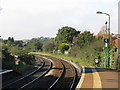 Railway line at Cradley Heath station