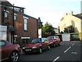 Looking out of Britannia Road into Britannia Road North