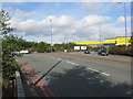 Approaching Hallens Lane roundabout